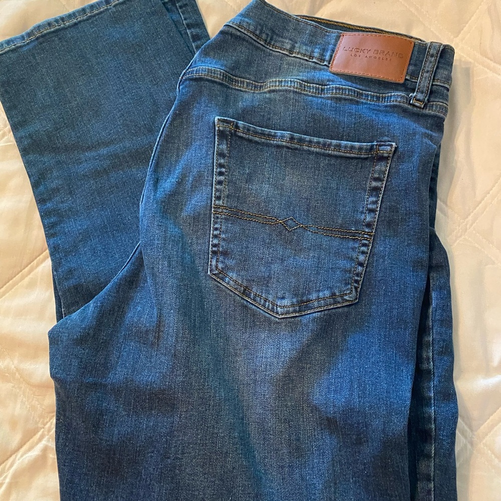 Lucky Brand Blue Straight Jeans Classic Denim